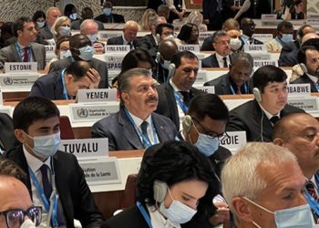 Bakan Koca, 75. Dünya Sağlık Asamblesi’ne Katıldı