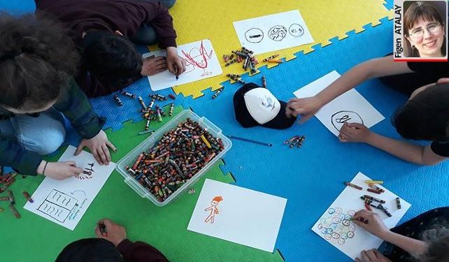 Çocuklar, sanatla ifade edecekleri haklarını kendileri seçti