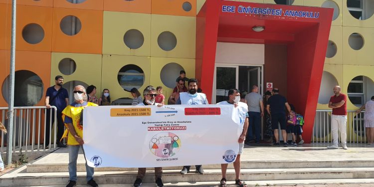 Ege Üniversitesi Kreş Ücretleri Zammına Tepki !