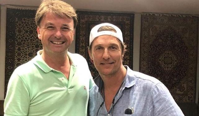 Oscar ödüllü Amerikalı aktör Matthew McConaughey İstanbul’da ortaya çıktı