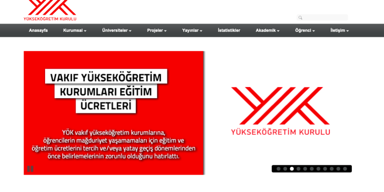 YÖK Atlas Güncellendi