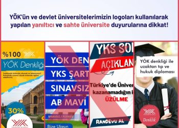 Sahte Üniversite Uyarısı !
