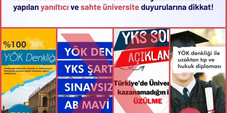 Sahte Üniversite Uyarısı !