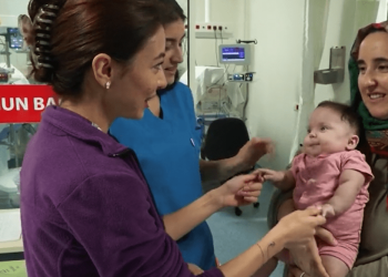 Zehra Bebek Taburcu Edildi