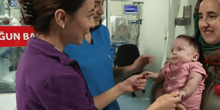 Zehra Bebek Taburcu Edildi